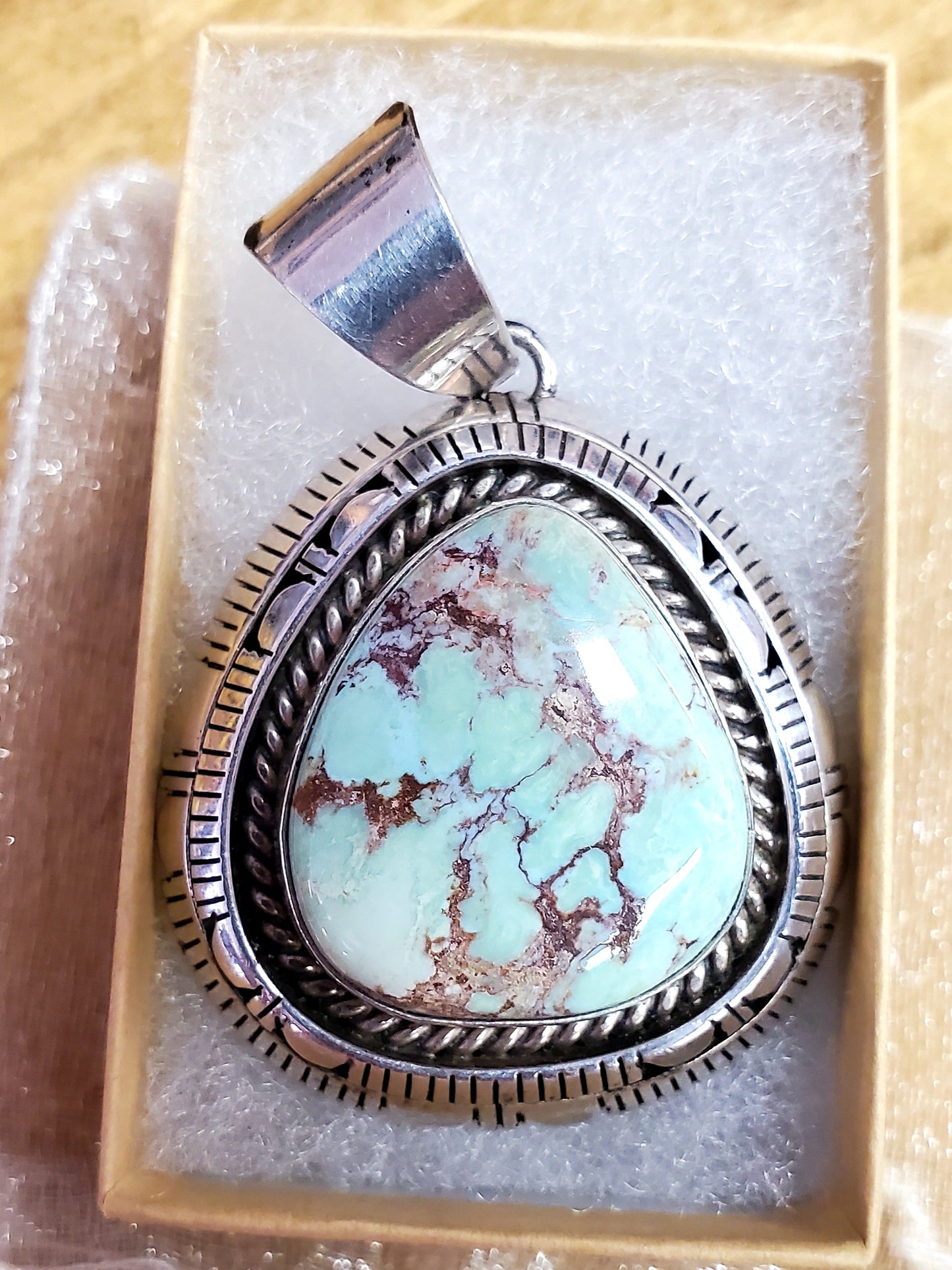 Genuine Turq. Pendant