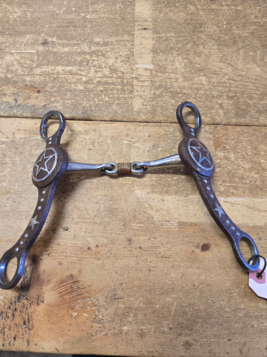 Star Cheek 3 Pc Shanked Snaffle