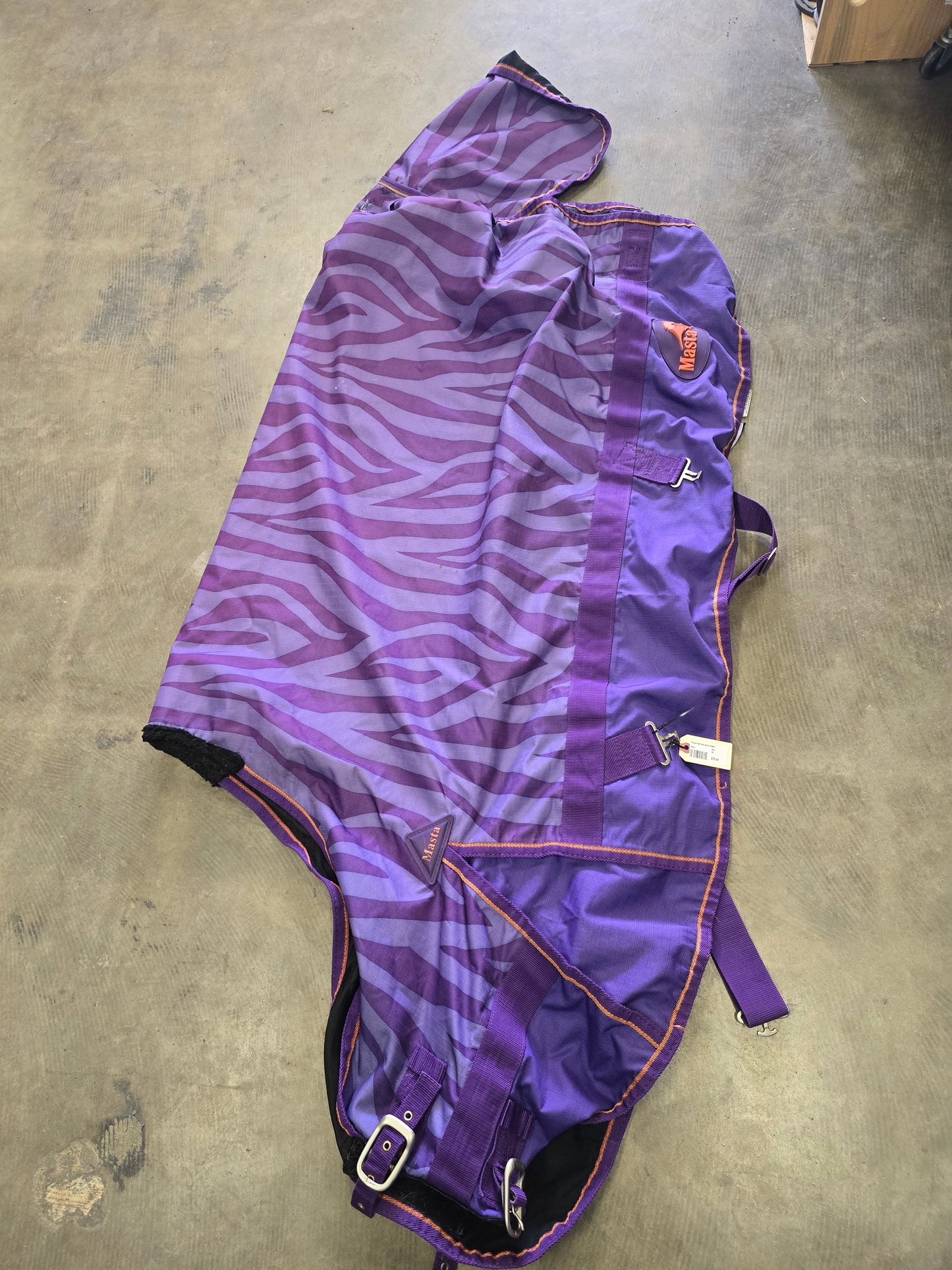 Purple Plaid Rain Sheet (PONY)