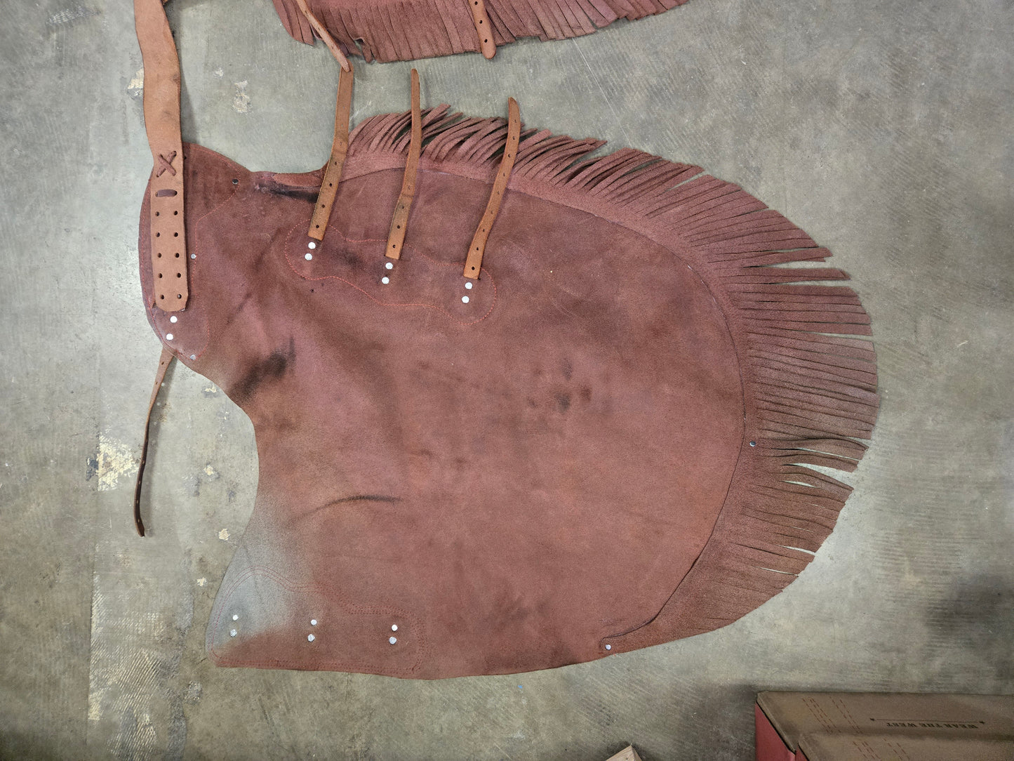 Dark Brown Chinks -Concho Details