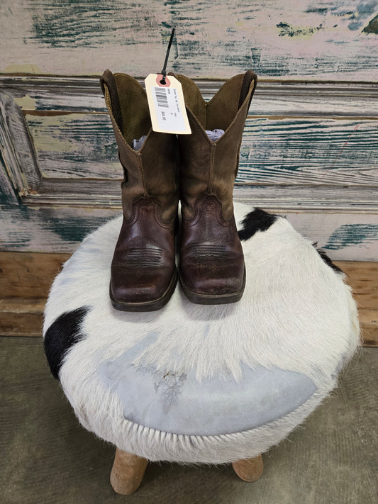 Suede Top  Sq. Toe Boots