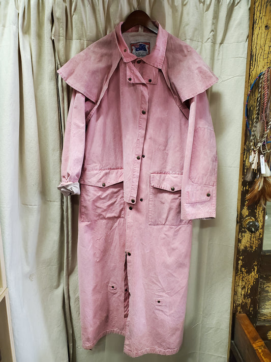 Pink Long Slicker Coat