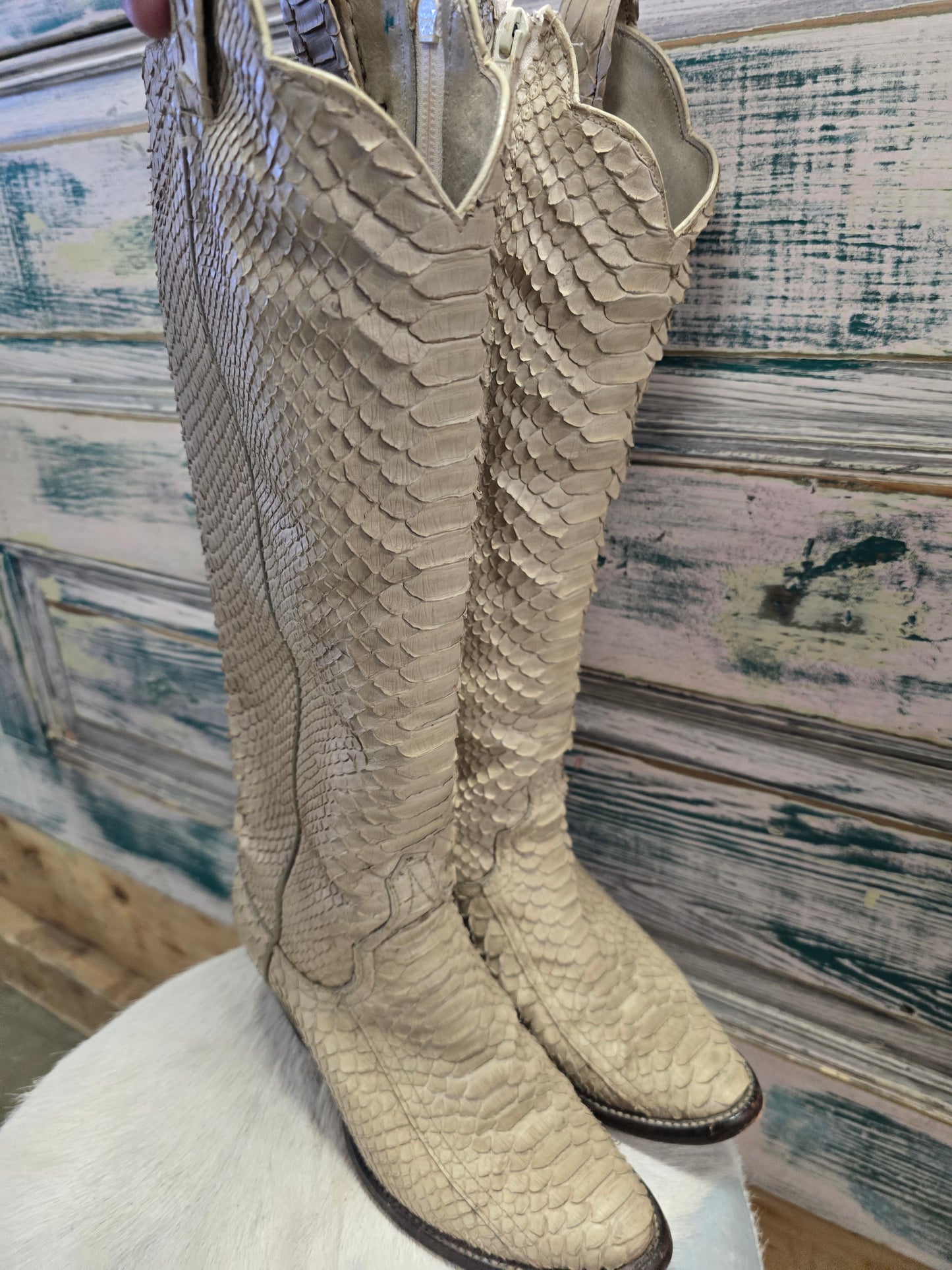 Vintage Larry Mahan Boots/Python