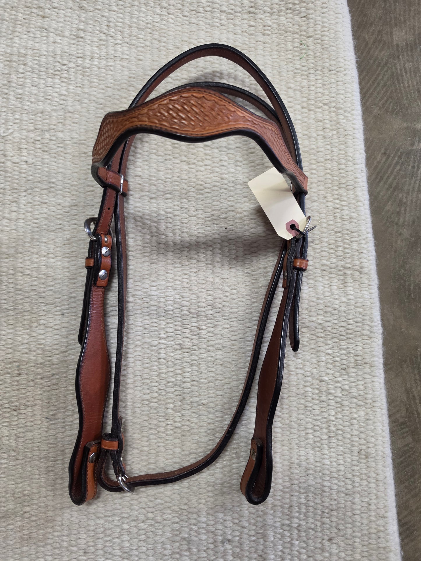 Browband Headstall                            Basket Stamped