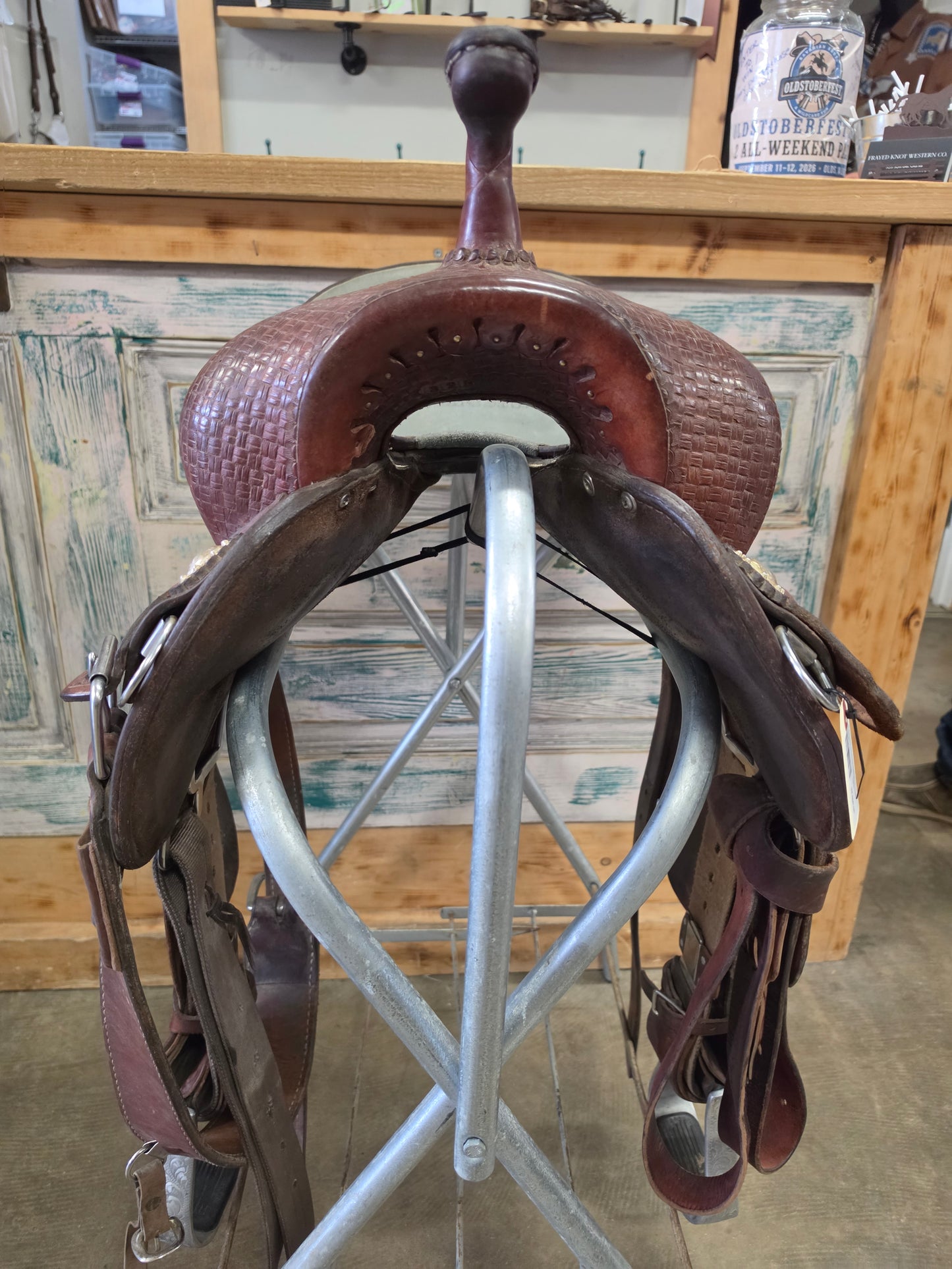 13.5 Double Jay Barrel Saddle