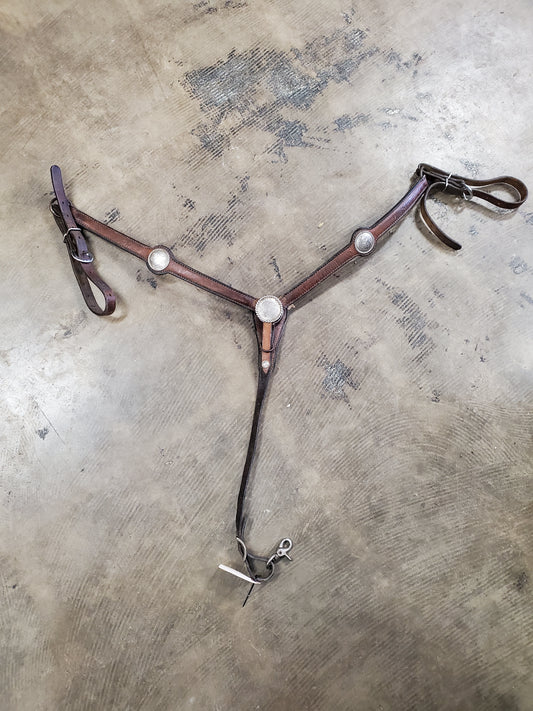 Breast Collar/ Conchos Detail