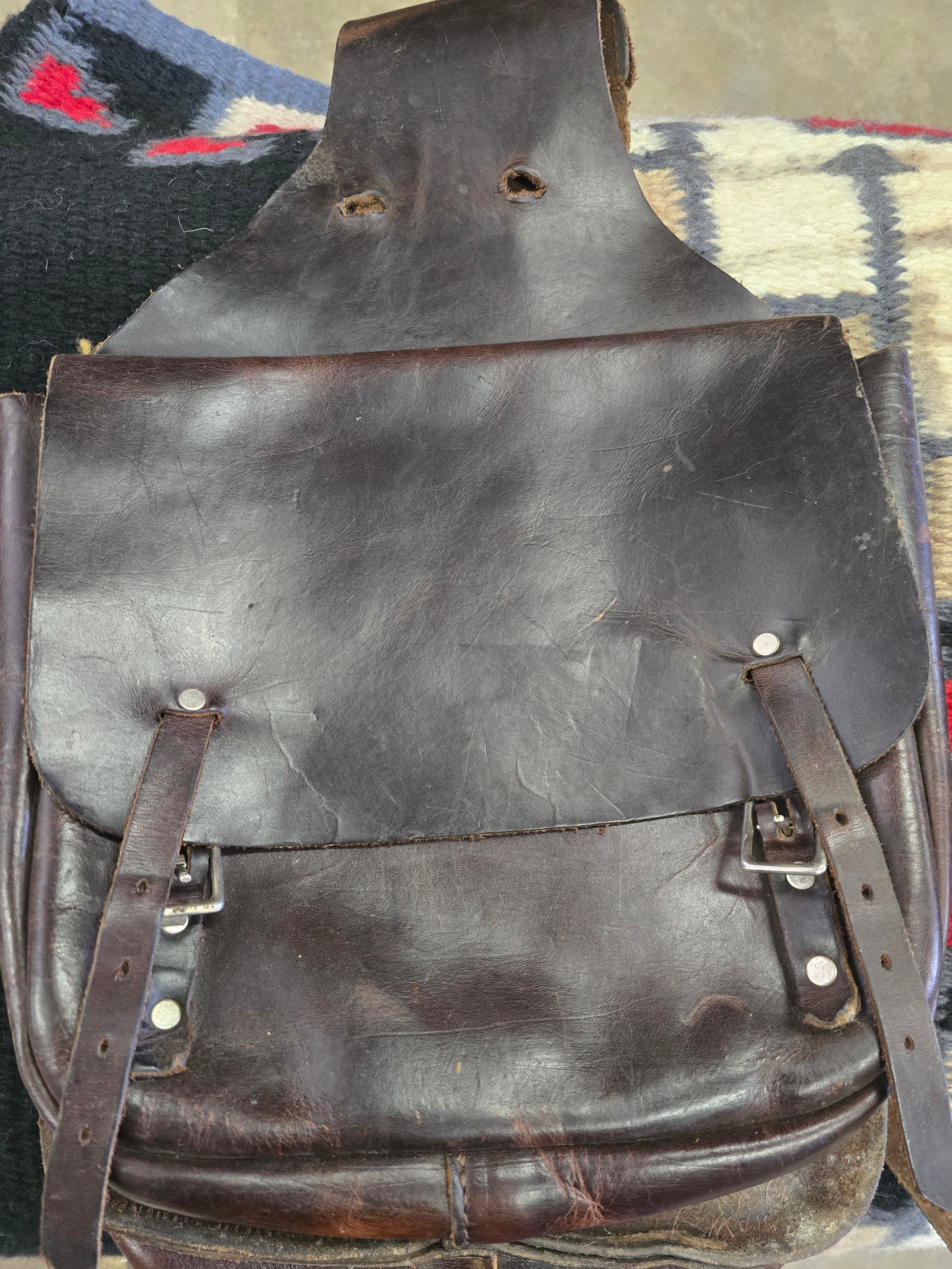 Leather Saddle Bags