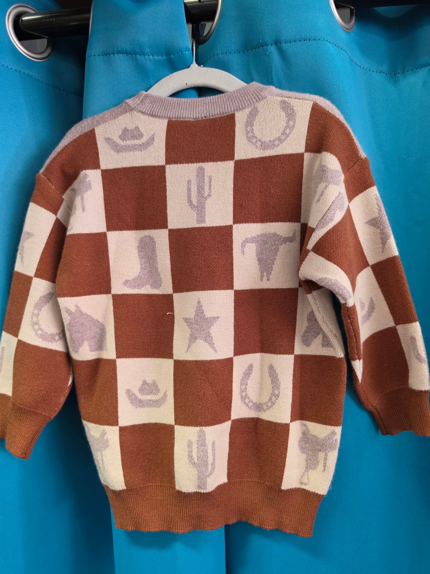 Youth Knit Western Sweater