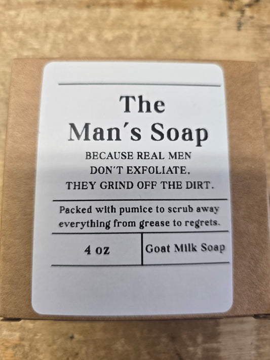 The Man's Soap                           (Locally Made Soap)