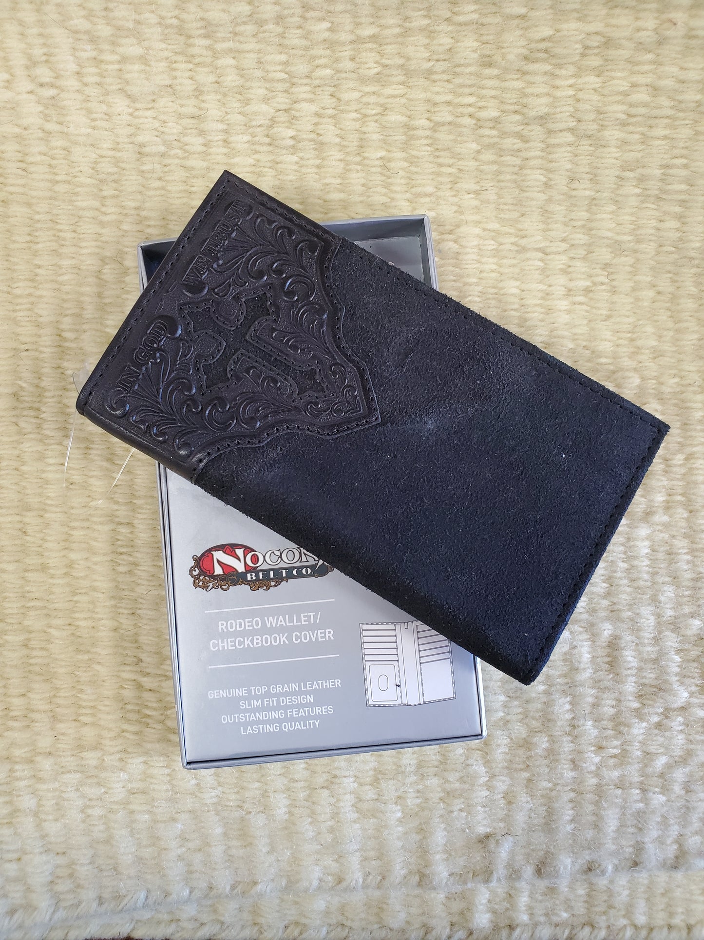 NEW Wallet/Black w/Cross Details