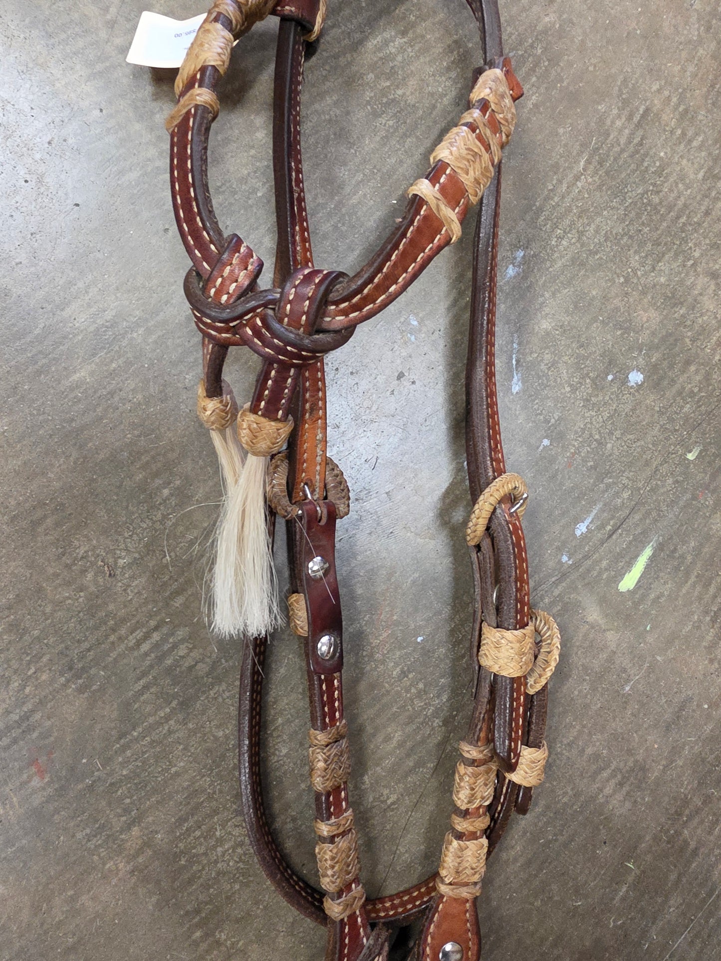 Futurity Knot Headstall                        Rawhide Det.