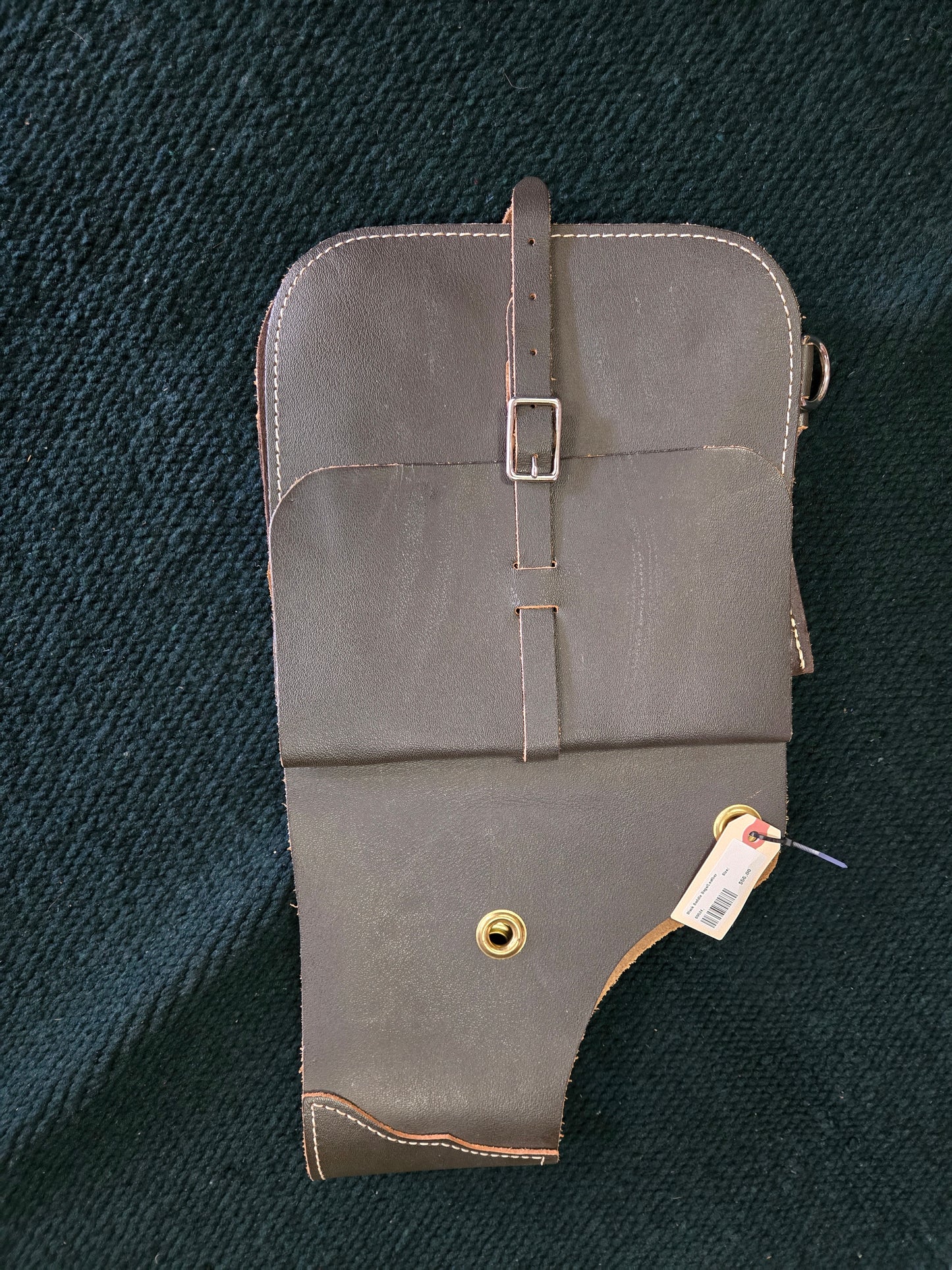 Black Saddle Bags/Leather
