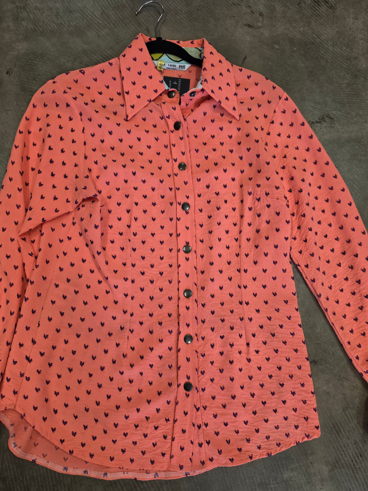Ladies Bright Orange Paige                   W/Shirt