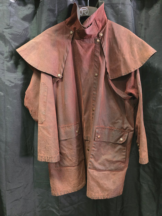 Burgundy Oilskin-Trail Riders CR