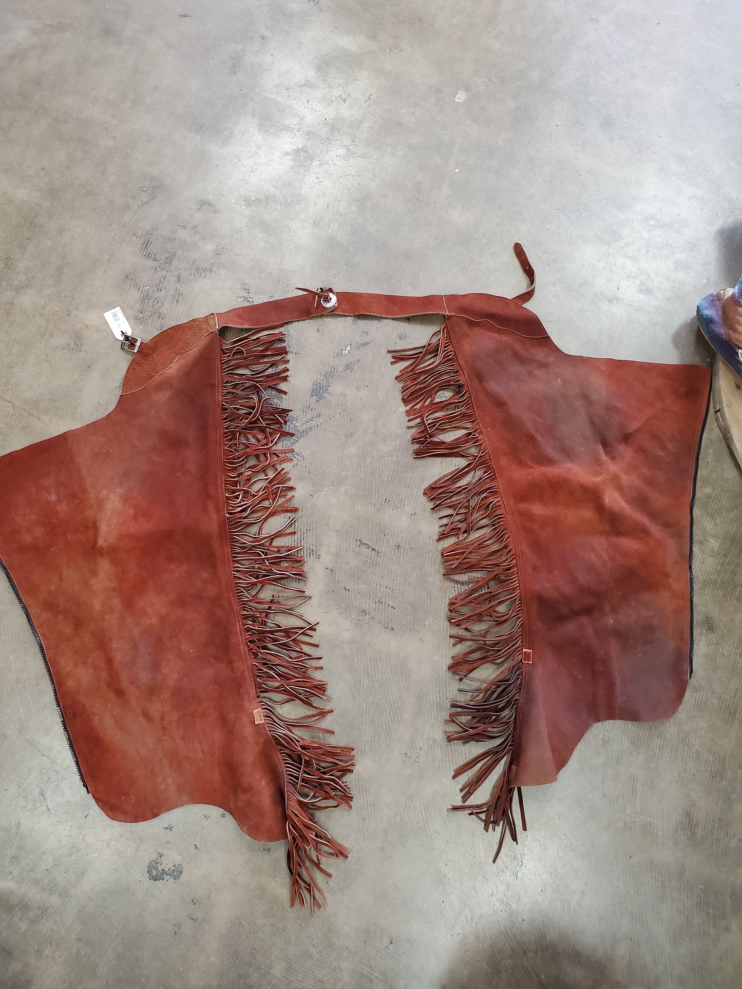 Suede Chaps (M) Full Zip