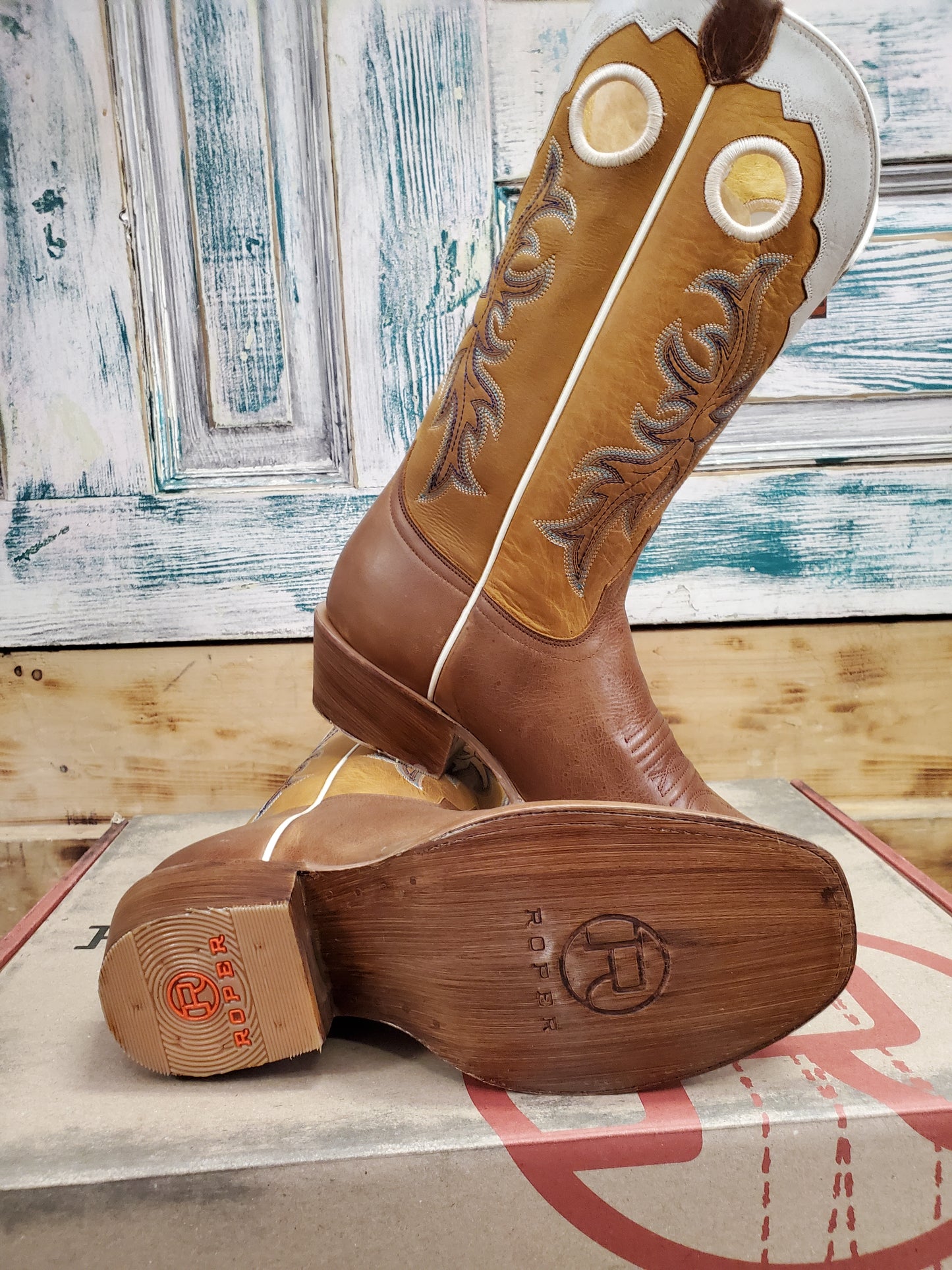NEW Men's Burnished Leather Boot