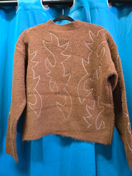 NEW Boot Stitch Crew Sweater