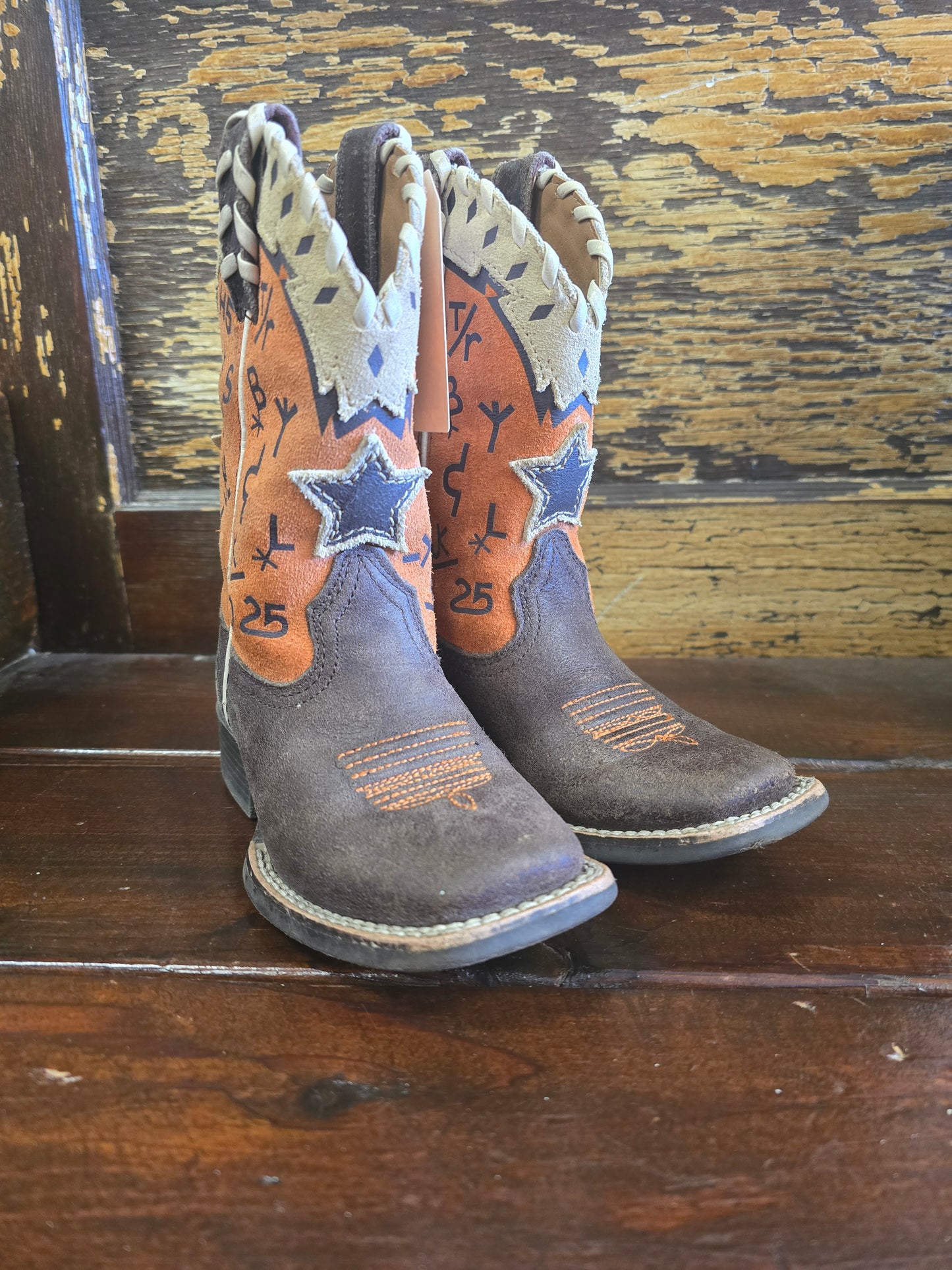 Kids Branded Top Boots