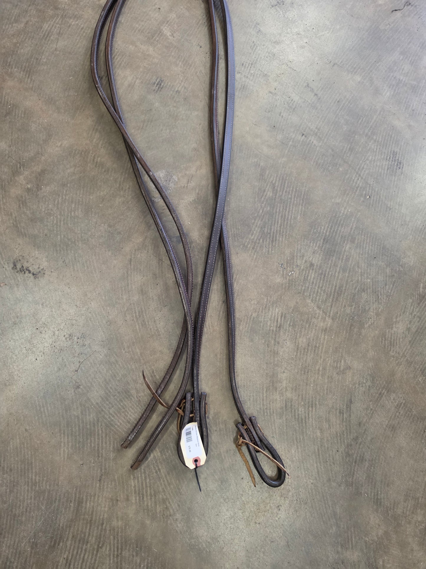 Double Stitched Weighted Reins