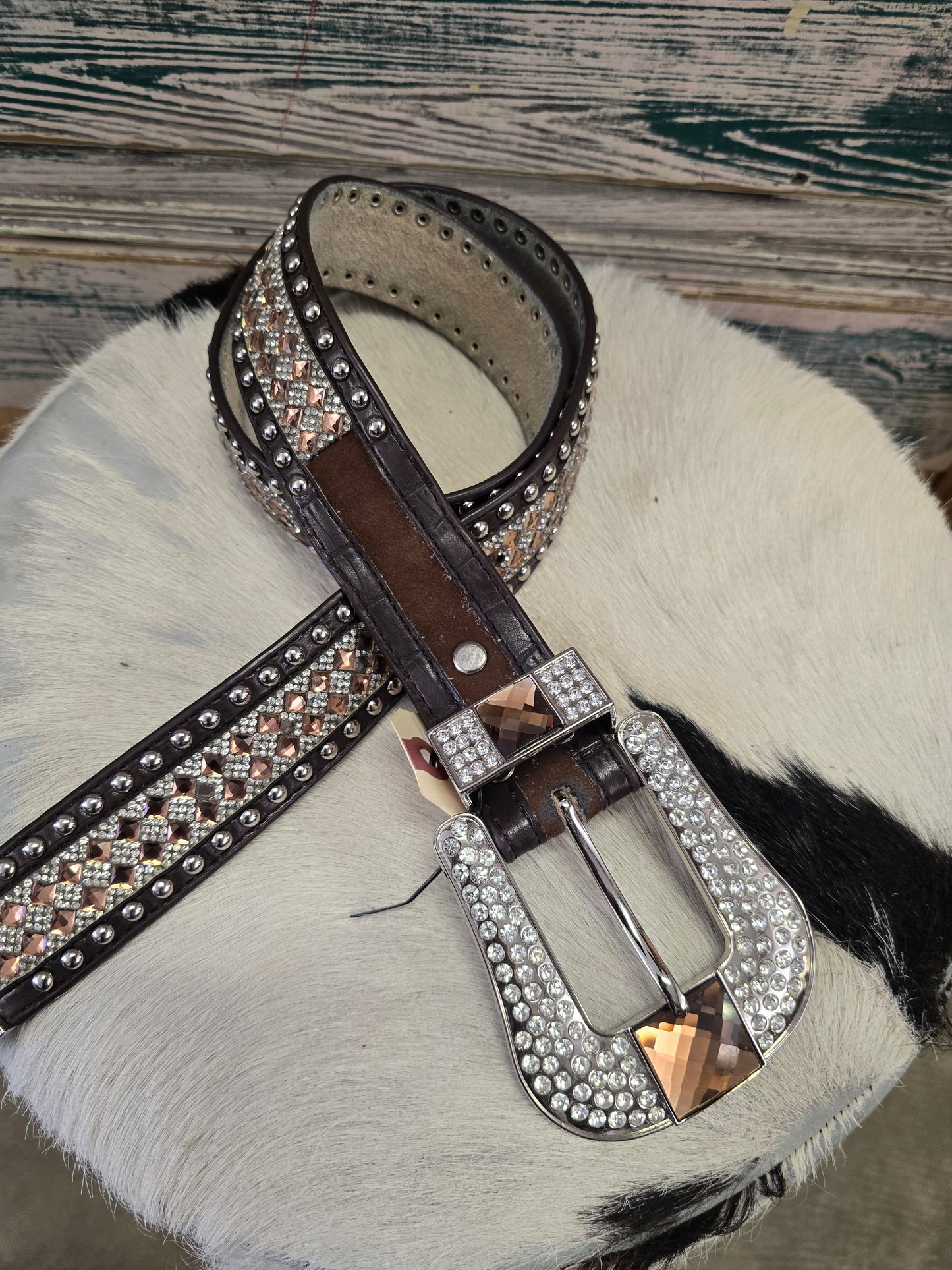 Rhinestone Bling Belt