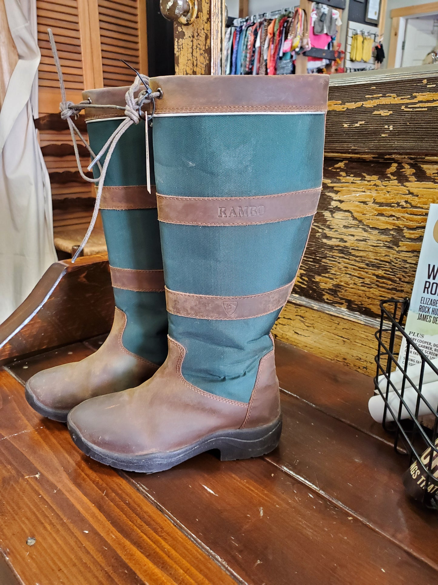 Rambo Tall Boots Green