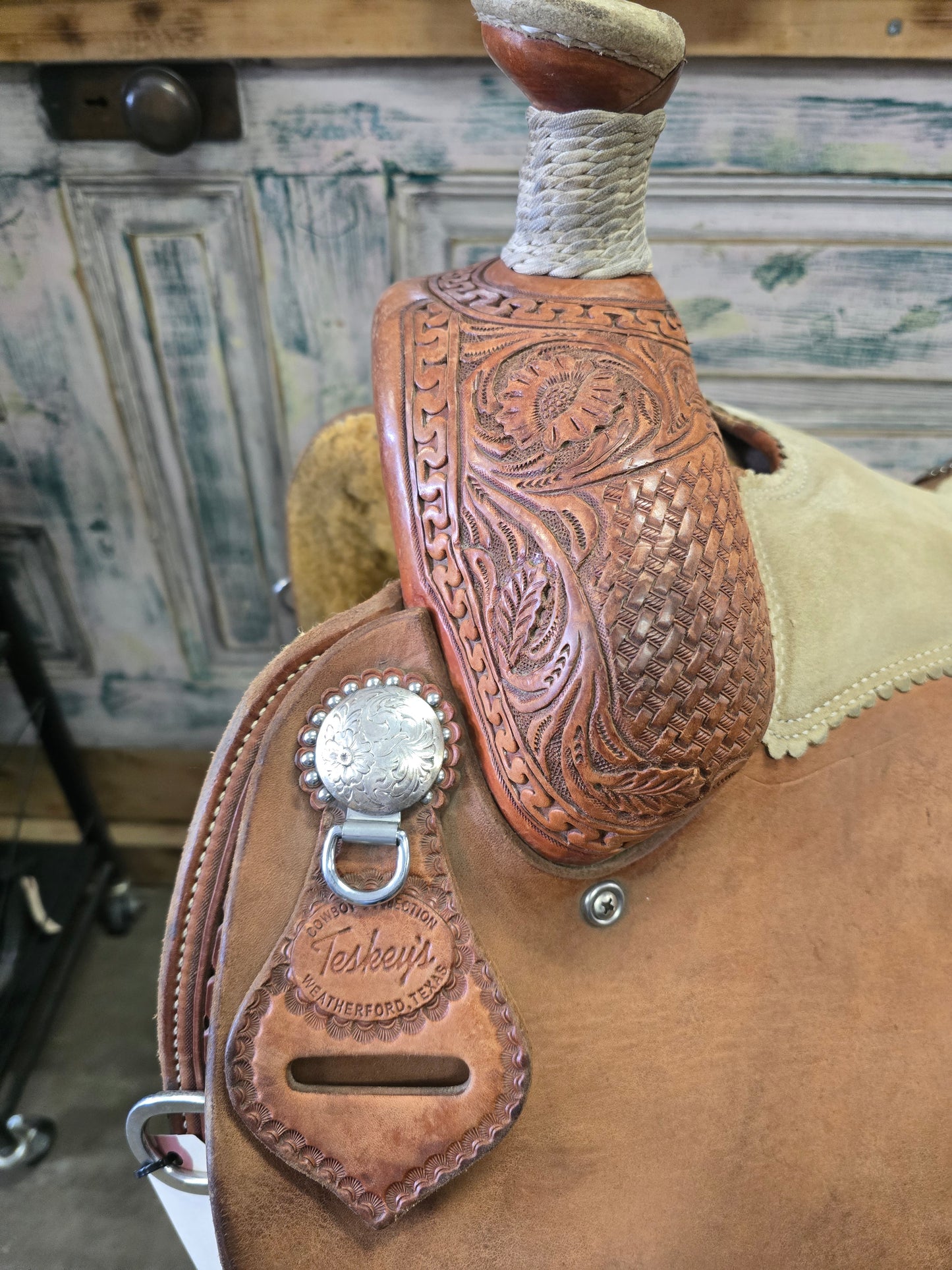 Teskey's 14 Inch Rope Saddle
