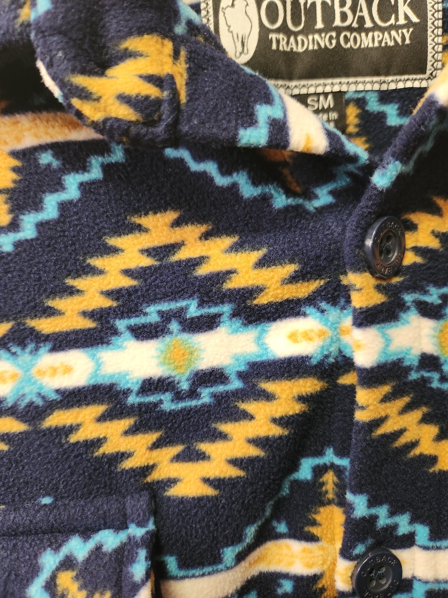 NEW Aztec Button Up Fleece