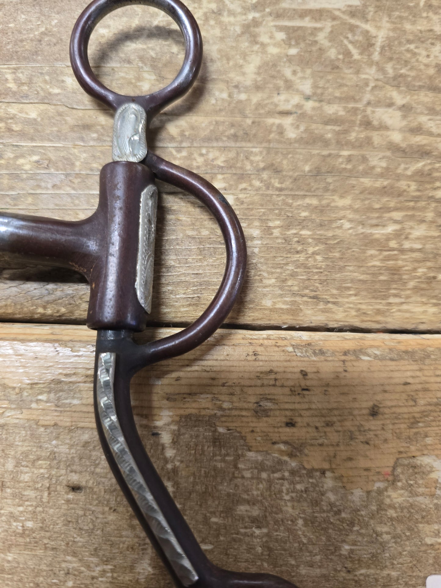 Short Shanked Grazing Bit                    Silver Details