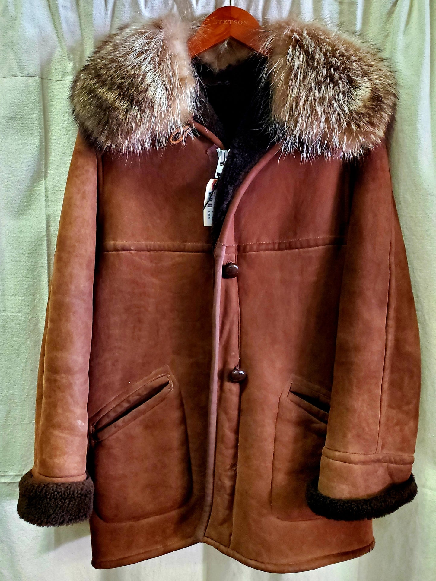 Sheerling Jacket/ Fur Collar
