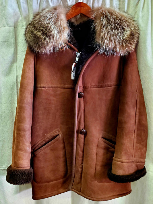 Sheerling Jacket/ Fur Collar
