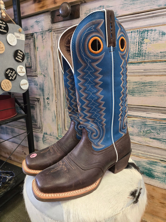 Men's Blue High Top Boots