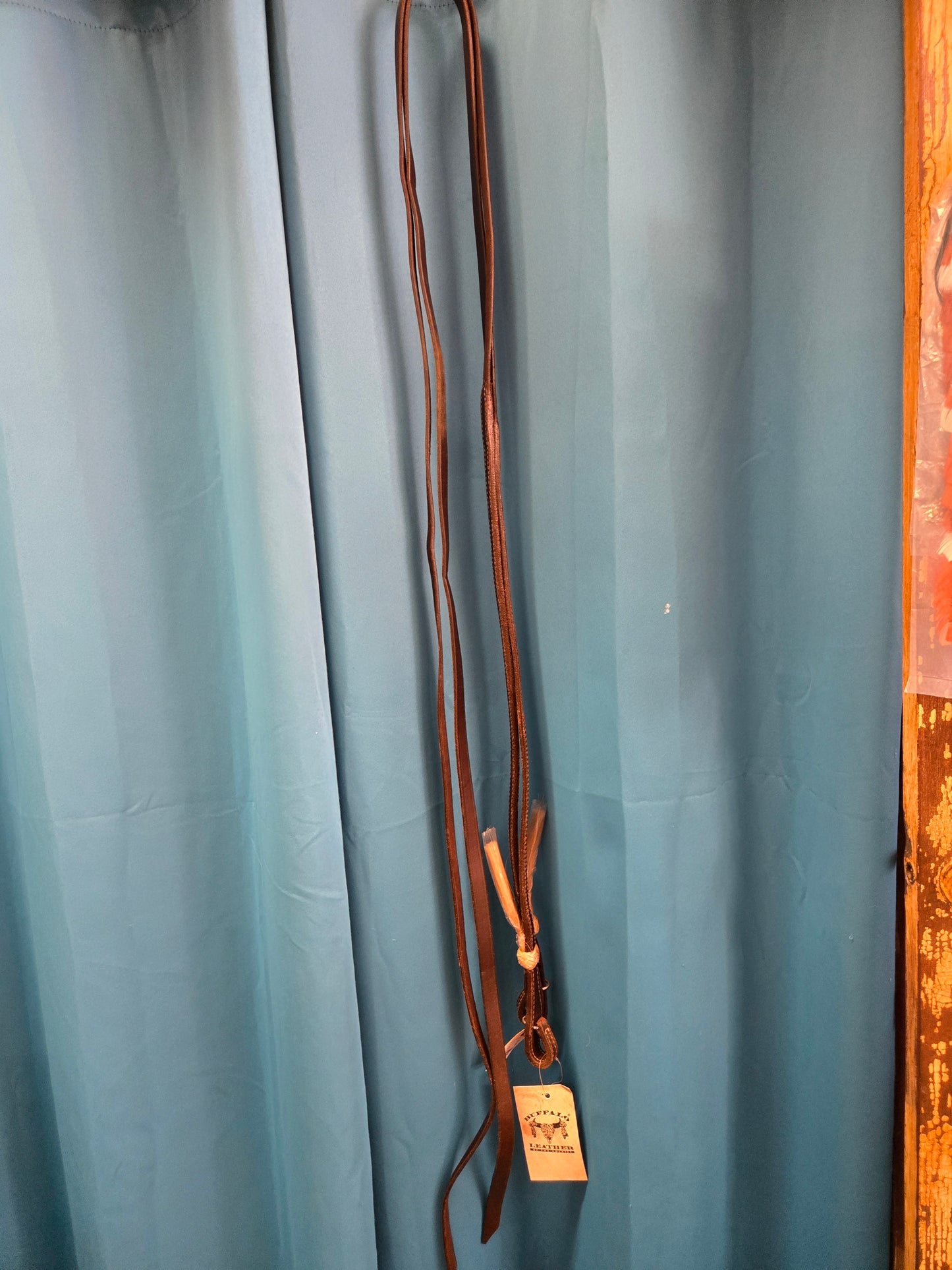 Leather Split Reins                          Rawhide Accents