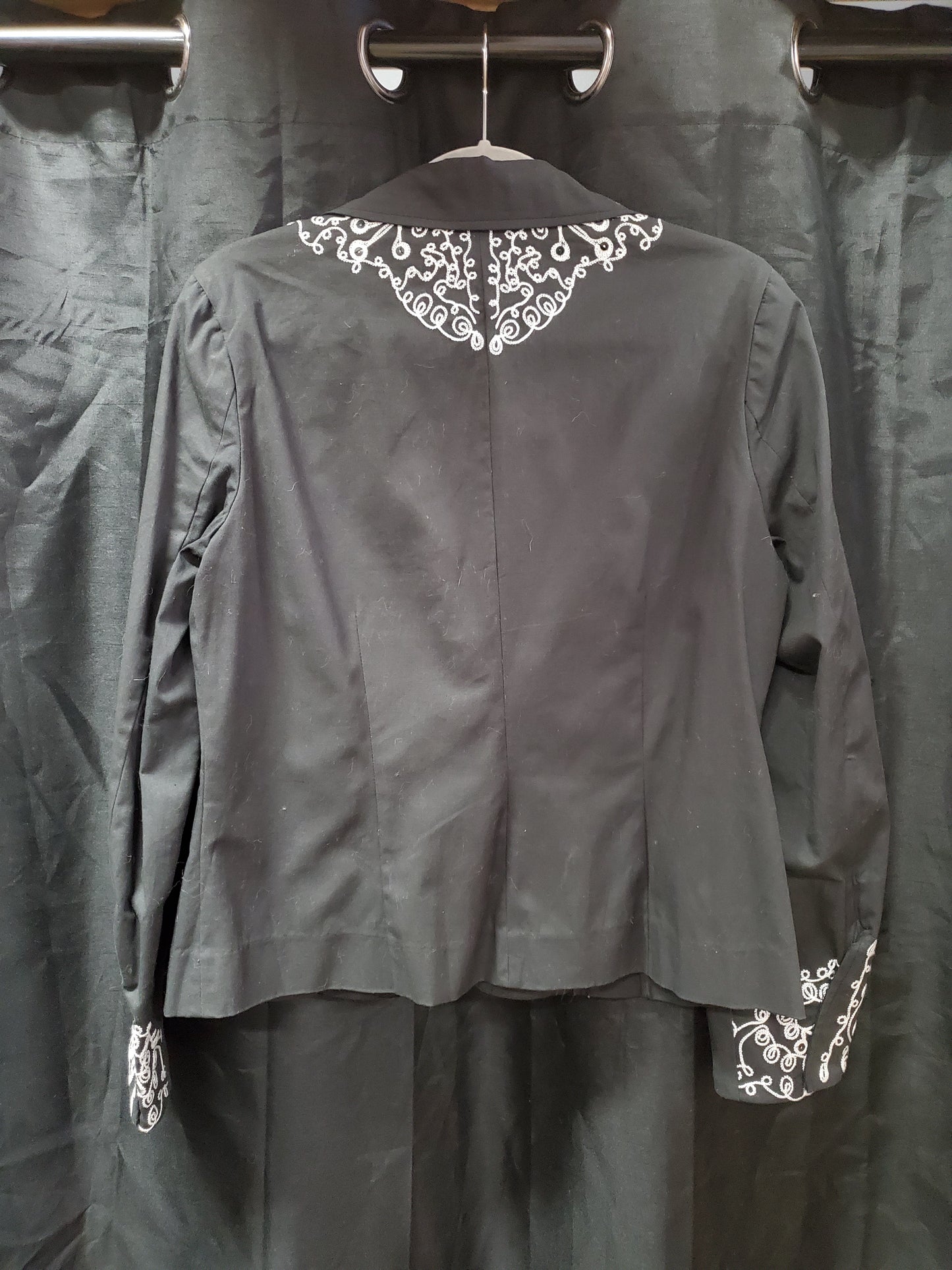 Black Blazer/ Embroidery Details