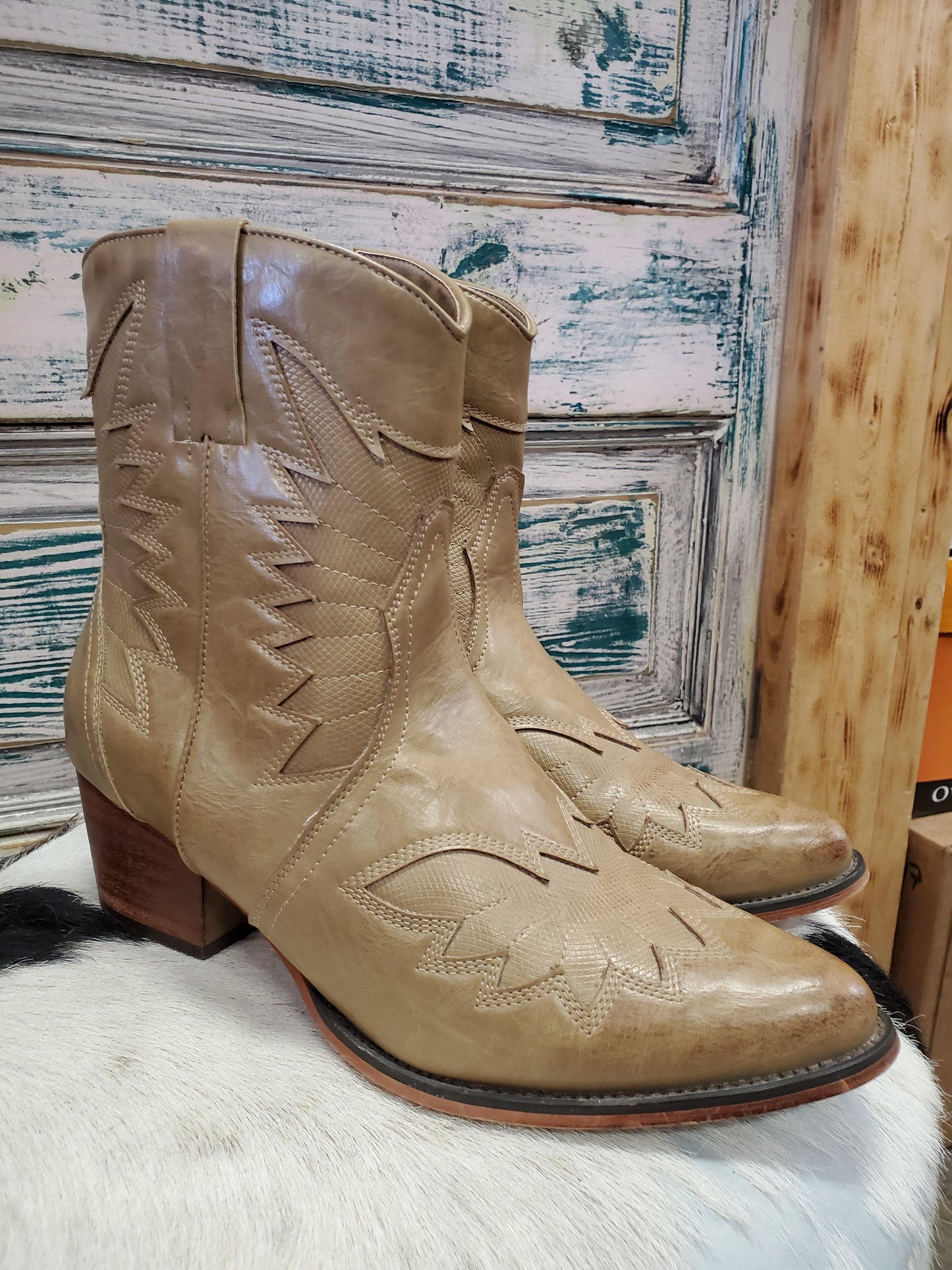 Ladies Zip Side Booties