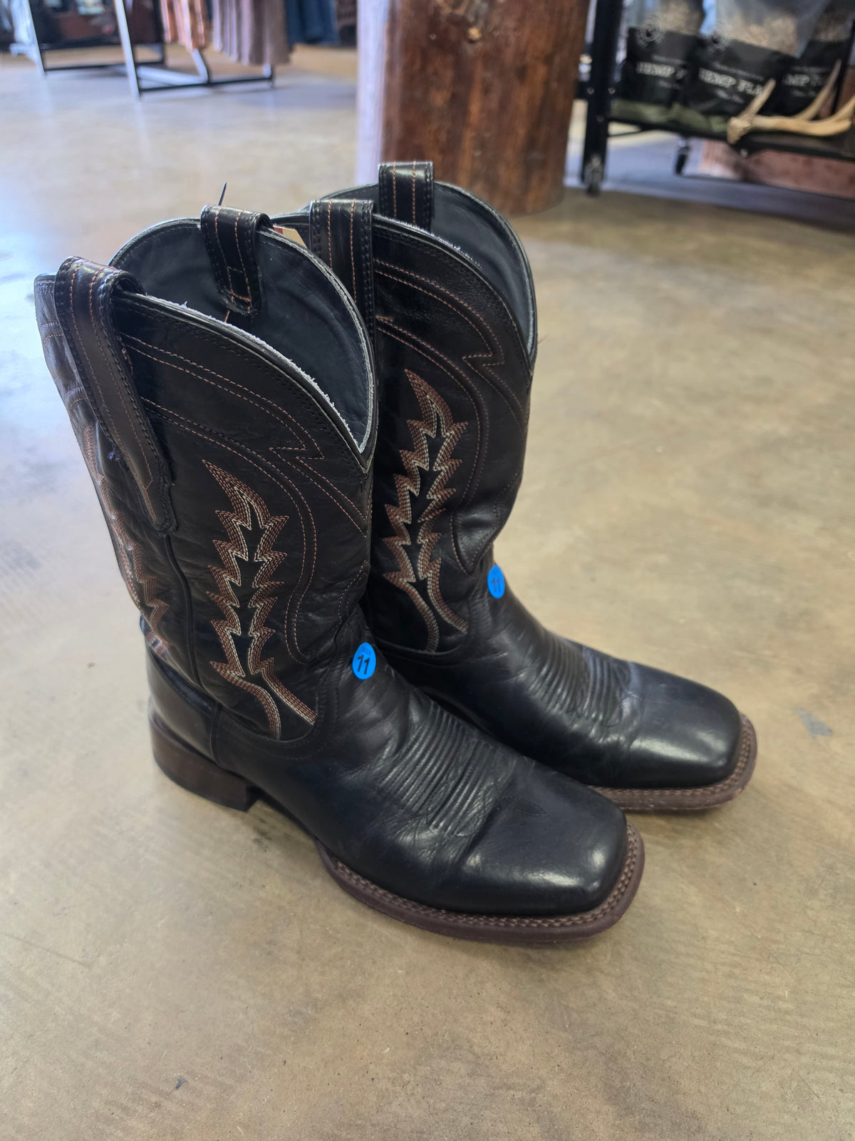 Men's Tecovas Black Boots