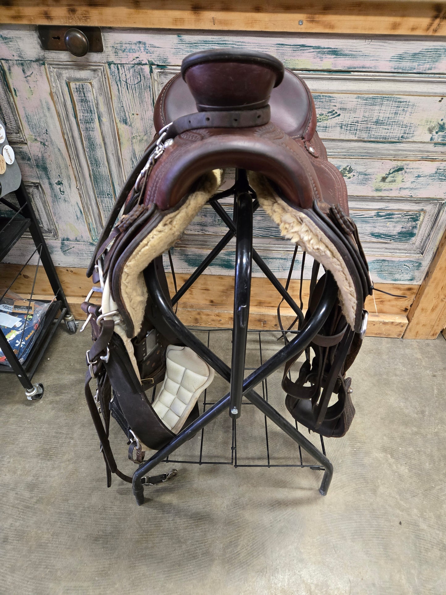 Chuck Rollins Ranch Saddle