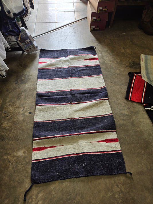 Cotton Double Saddle Blanket                      Red- Black