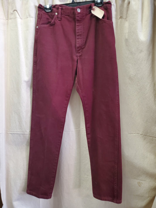 Burgundy Vintage Wranglers