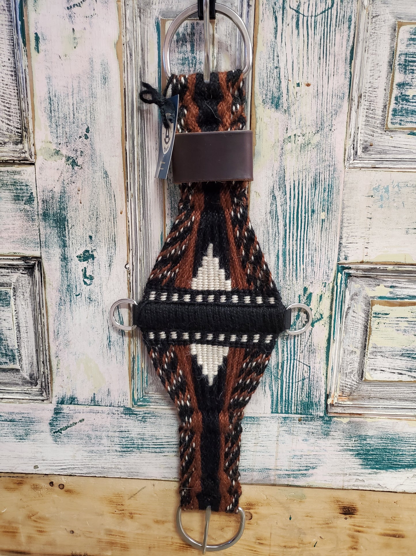 Black/Rust/Cream Mohair Cinch