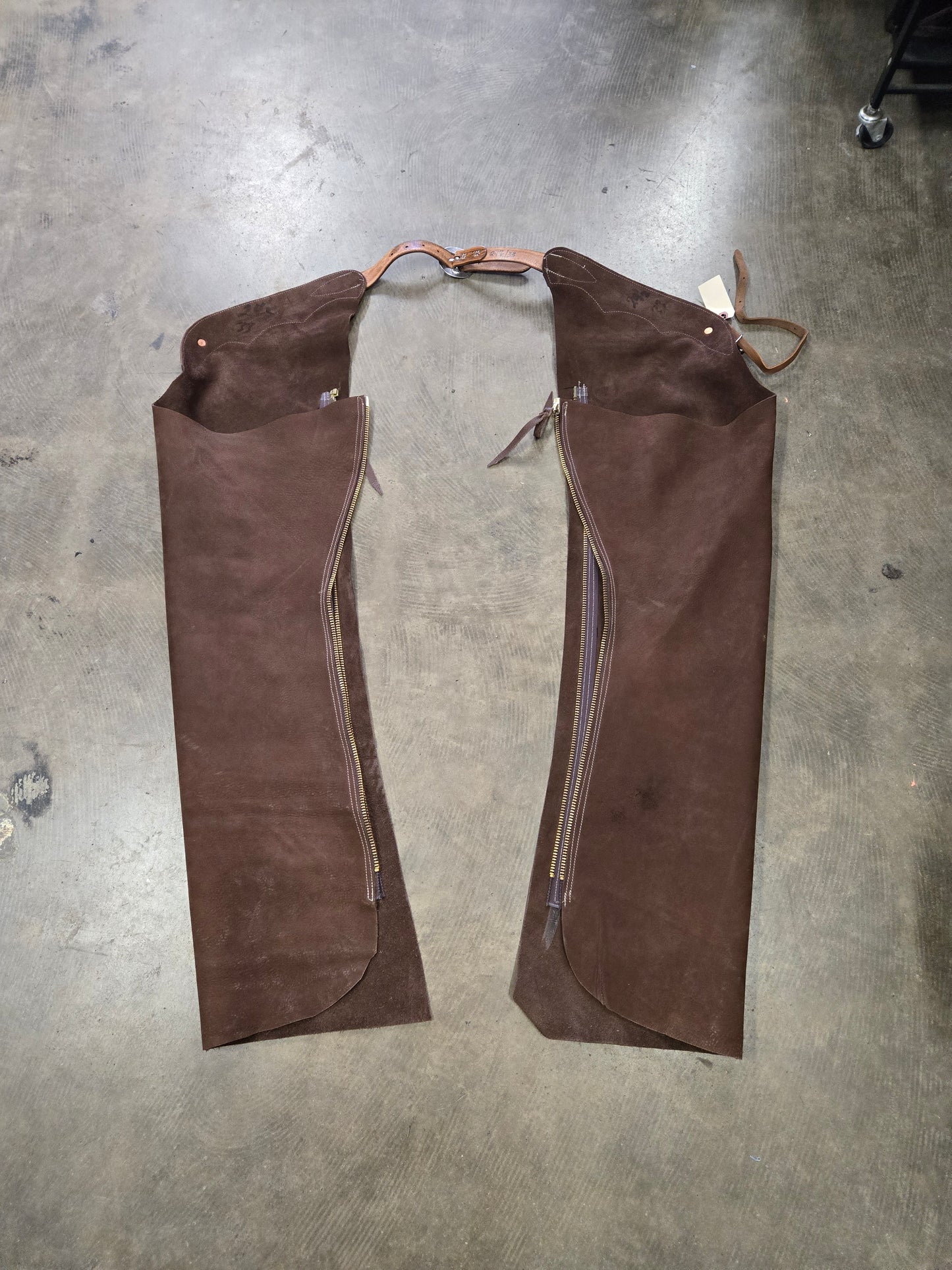 LIKE NEW Chaps- Carved Belt