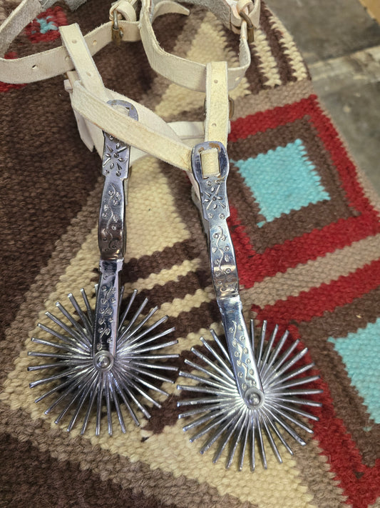 Vintage Chilean                     Ceremonial Dancing Spurs