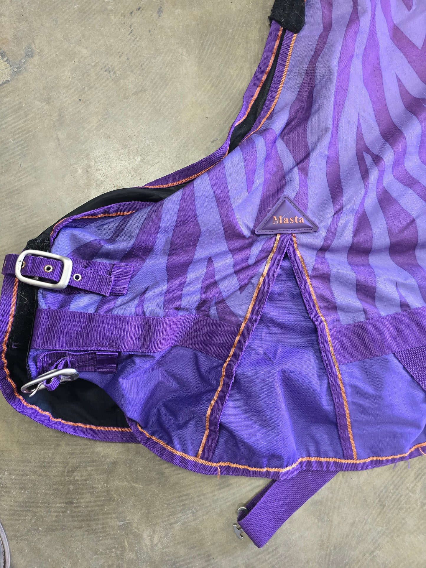 Purple Plaid Rain Sheet (PONY)