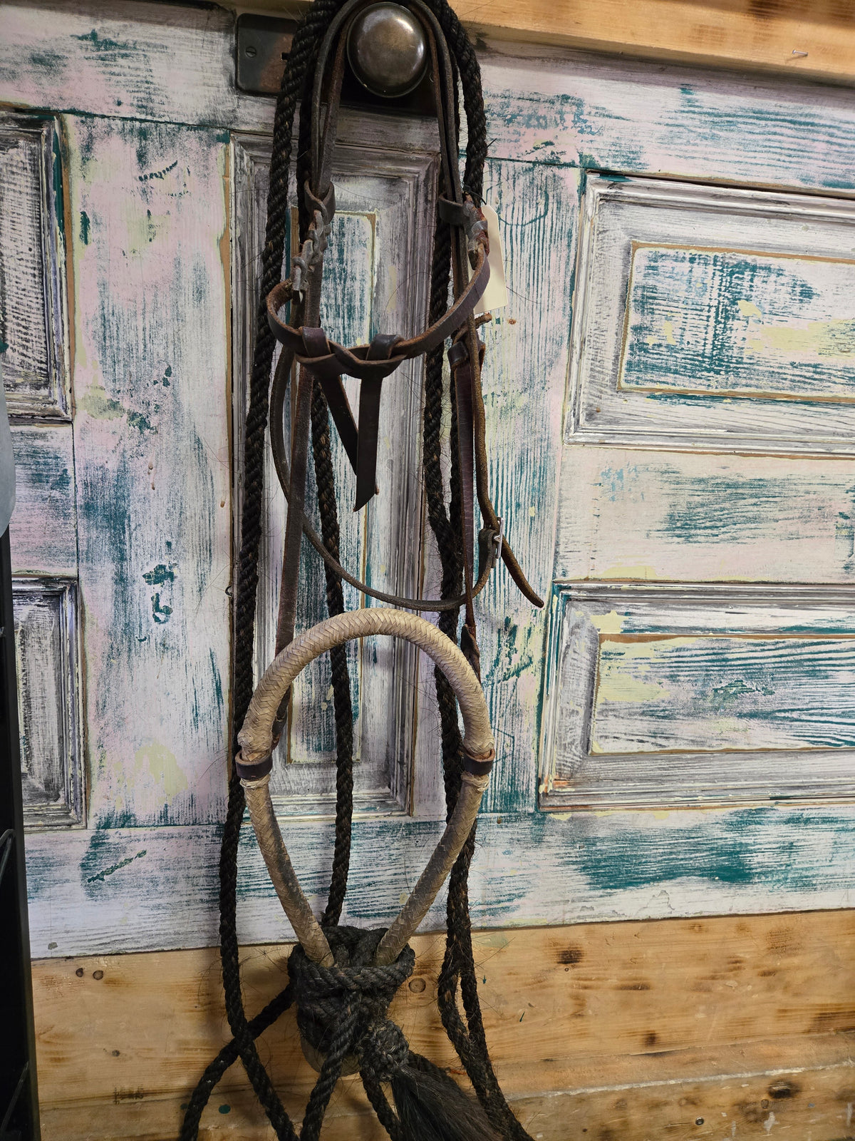 Hackamore w/ Horse Hair Mecate
