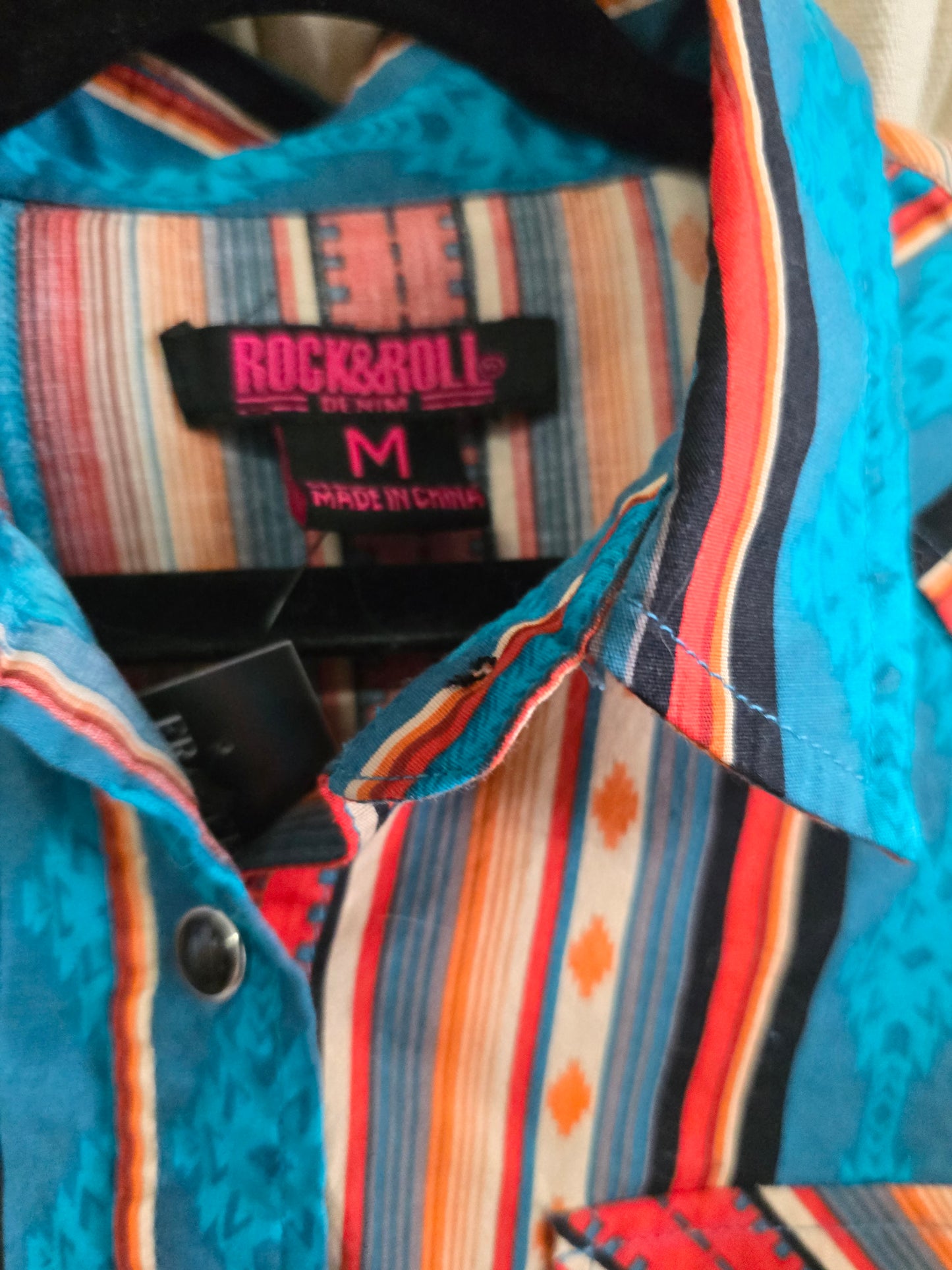 Girls Serape Striped W/Shirt (M)