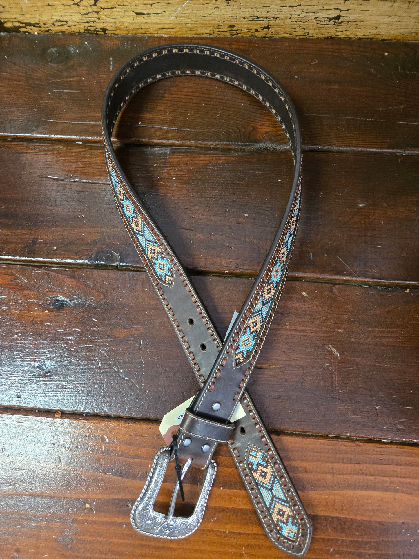 NEW Aztec Stitch Belt