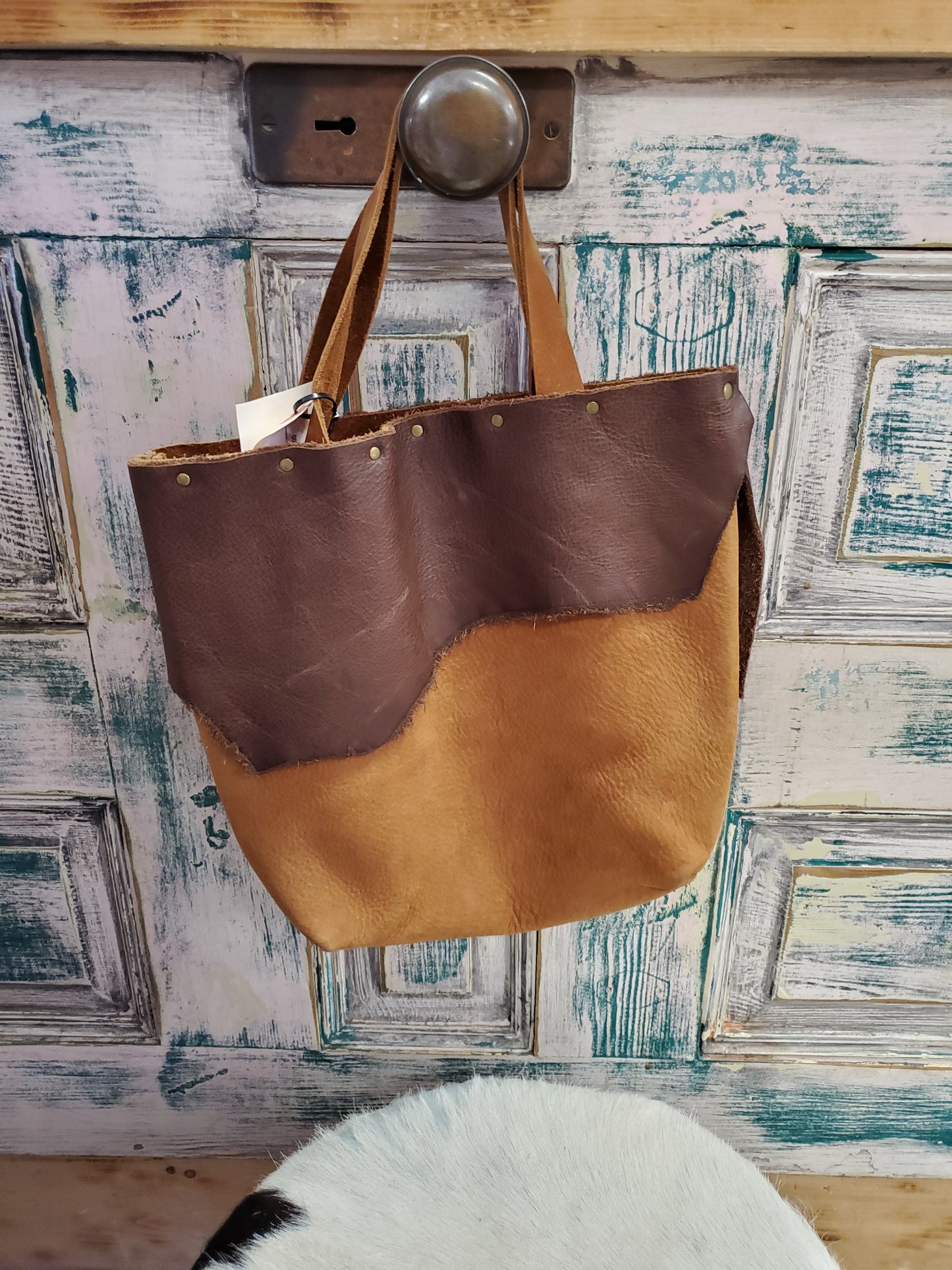 Hand Made Leather Tote