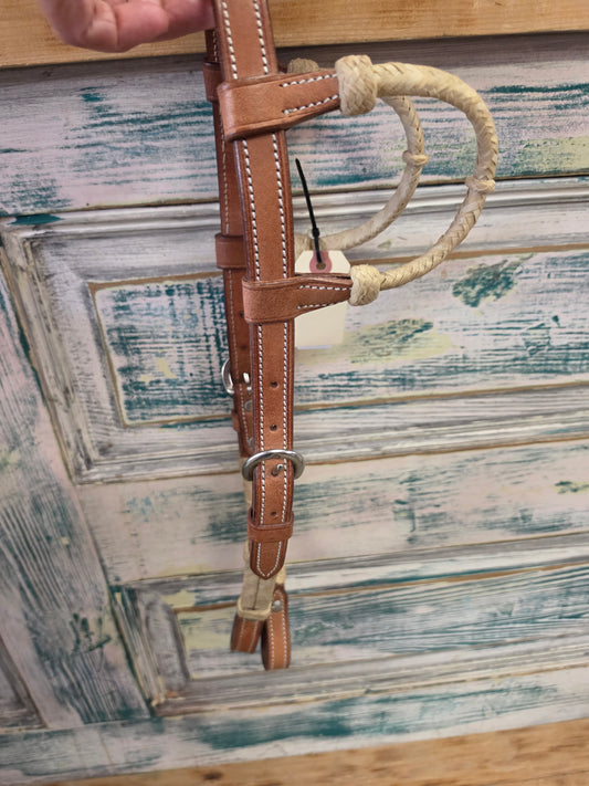 2 Ear Rawhide Headstall
