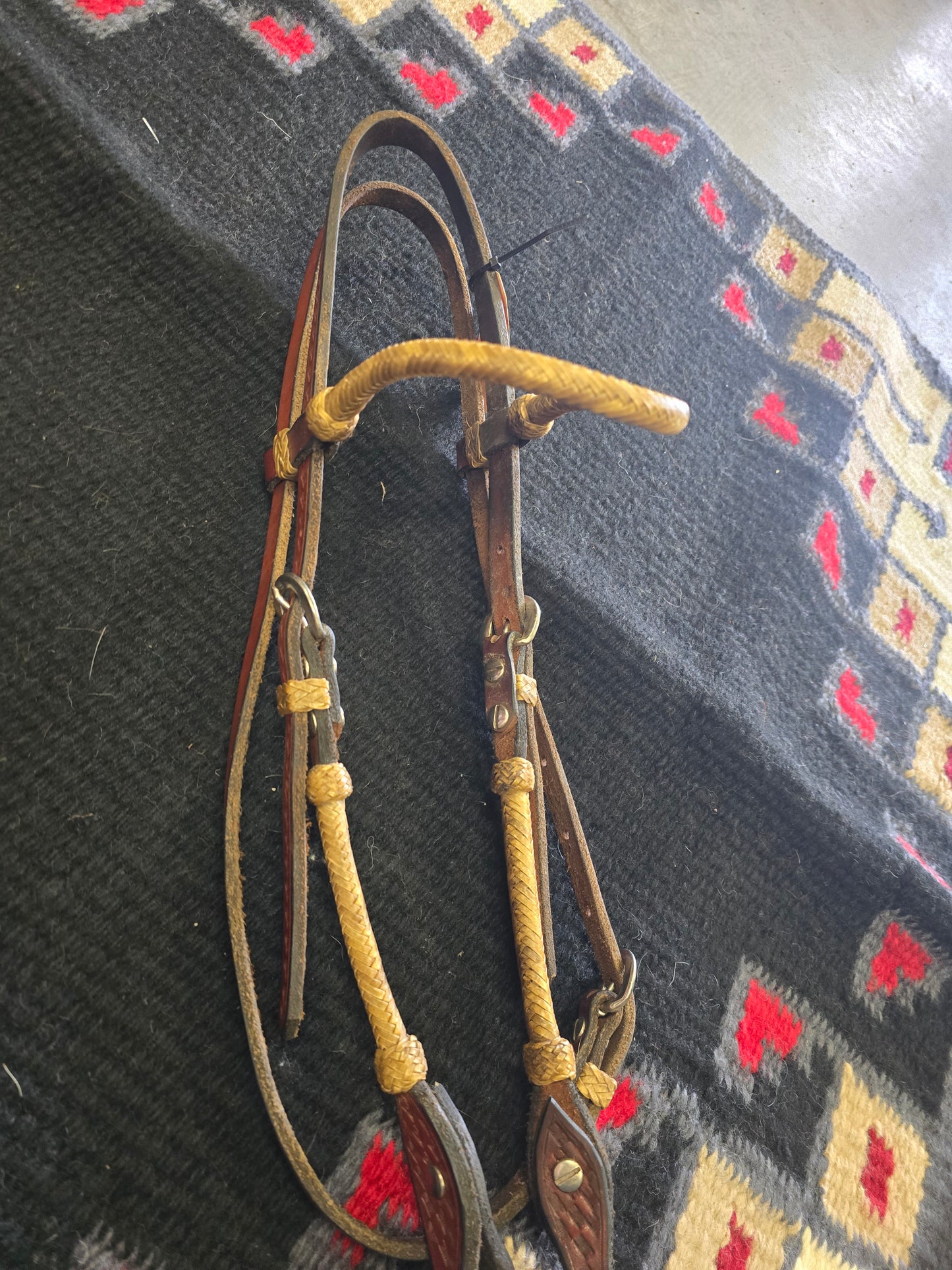 Rawhide Browband Headstall