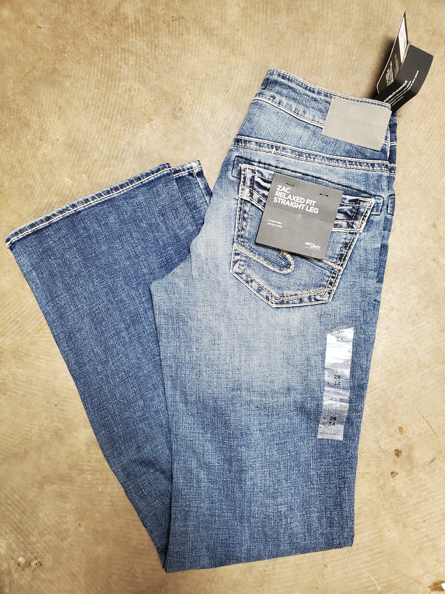 NEW Men's Zac Relaxed Fit Jeans
