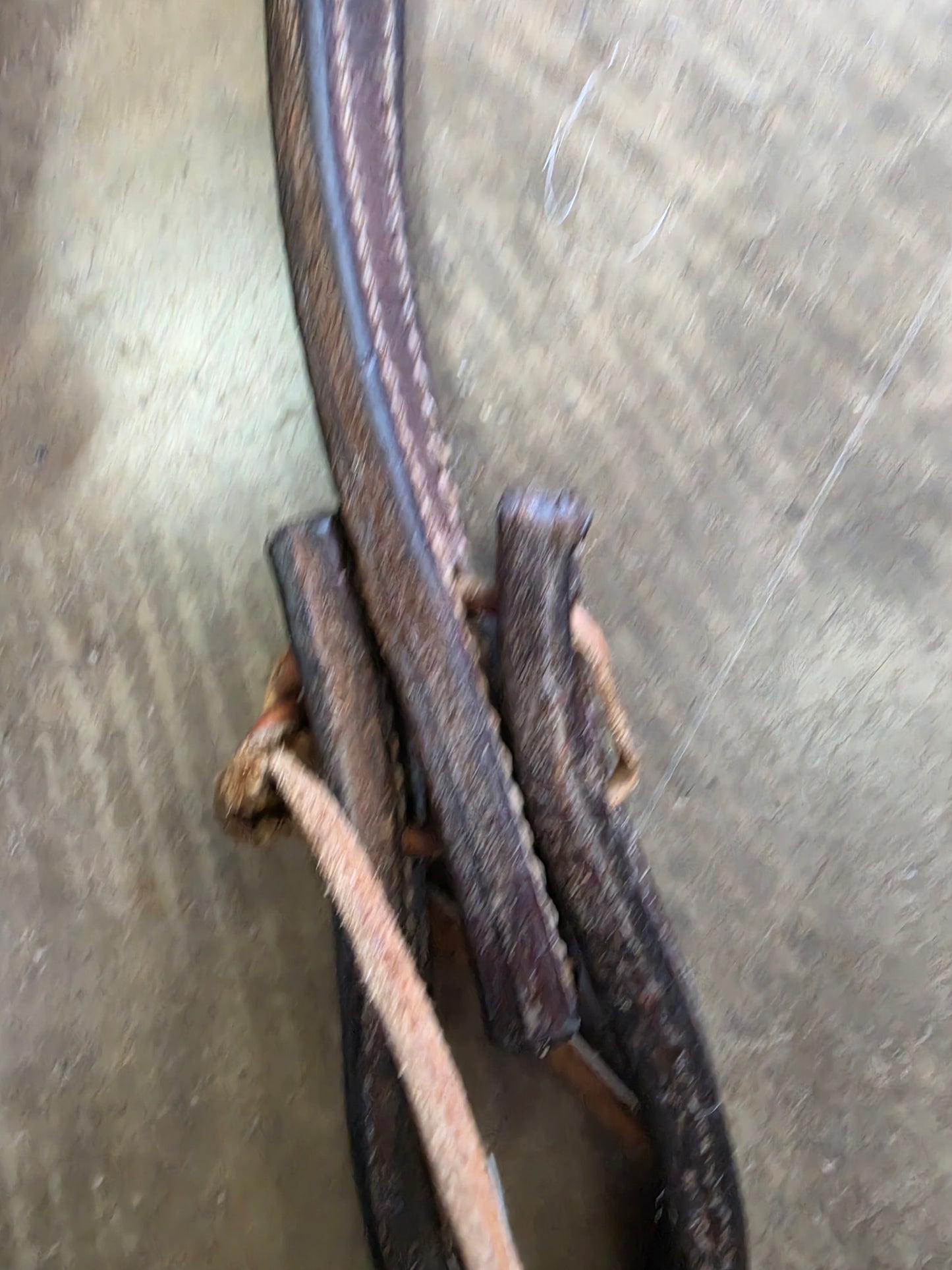 Double Stitched Weighted Reins